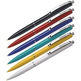 Ручка шариковая автоматическая Schneider "K15" синяя, корпус ассорти, 1,0мм