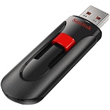 Память SanDisk "Cruzer Glide"  16GB, USB 2.0 Flash Drive, красный, черный