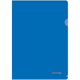 Папка-уголок Berlingo, А4, 180мкм, непрозрачная, синяя