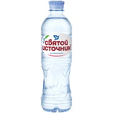 Вода питьевая негазированная Святой источник, 0,5л, пластиковая бутылка