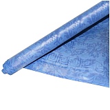 Скатерть одноразовая Vitto "Prestige", в рулоне, 1,18*7м, бумажная с полимерным покрытием, синяя