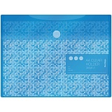 Папка-конверт на липучке Berlingo "Starlight S", А4, 180мкм, пастель, голубая
