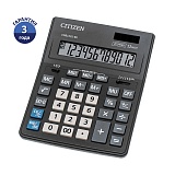 Калькулятор настольный Citizen Business Line CDB1201-BK, 12 разрядов, двойное питание, 155*205*35мм, черный