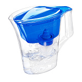 Кувшин-фильтр для воды Барьер "Танго" синий с узором, с картриджем, 2,5л, без индикатора