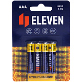 Батарейка Eleven SUPER AAA (LR03) алкалиновая, BC4
