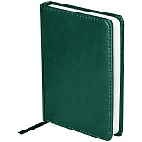 Ежедневник датированный 2021г., A6, 176л., кожзам, OfficeSpace "Nebraska", зеленый