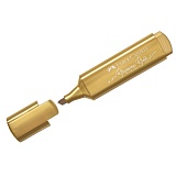 Текстовыделитель Faber-Castell "TL 46", золото, металлик, 1-5 мм