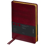 Ежедневник датированный 2021г., А5, 184л., кожзам, Berlingo "xGold", зол. срез, бордовый