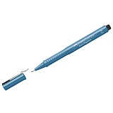 Ручка капиллярная Faber-Castell "Ecco Pigment" синяя, 0,3мм