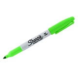 Маркер перманентный Sharpie "Fine", зеленый, пулевидный, 1мм