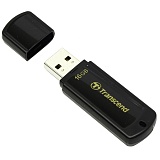 Память Transcend "JetFlash 350"  16Gb, USB 2.0 Flash Drive, черный