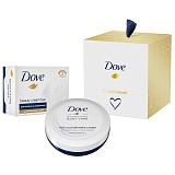 Подарочный набор Dove "С любовью для вас" (крем питательный 75мл+крем-мыло 100гр)