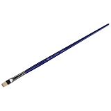 Кисть художественная синтетика упругая Гамма "Манеж", плоская №6, длинная ручка