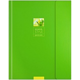 Дневник 1-11 кл. 48л. (твердый) "Зеленый минимализм", тонир. блок, ляссе,магн. клапан, тиснение