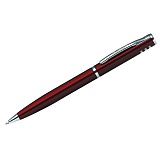 Ручка шариковая Berlingo "Silver Standard" синяя, 0,7мм, корпус бордо, поворот., инд. упак.