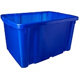 Ящик для хранения PlastTeam, штабелируемый, 57,5*39*31,5см, 60л, синий
