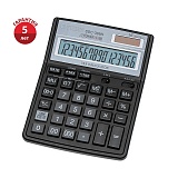Калькулятор настольный Citizen SDC-395N, 16 разрядов, двойное питание, 143*192*40мм, черный