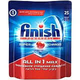Таблетки для посудомоечной машины Finish "All in 1 Max", 25шт.