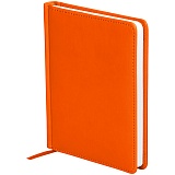 Ежедневник недатир. A6, 136л., кожзам, OfficeSpace "Winner", оранжевый