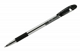 Ручка шариковая Cello "Pronto" черная, 0,7мм, грип, штрих-код