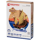 Конструктор из пенополистирола Rezark "Корабли. Китайский парусник", картонная коробка