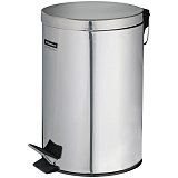 Ведро-контейнер для мусора (урна) OfficeClean Professional,  5л, нержавеющая сталь, хром