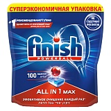Таблетки для посудомоечной машины Finish "All in1 Max", 100шт.
