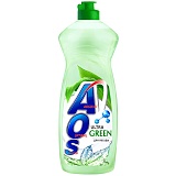 Средство для мытья посуды AOS "Ultra Green", 900мл