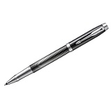 Ручка-роллер Parker "IM Se Metallic Pursuit", черная, 0,8мм, подар. уп.