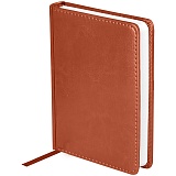 Ежедневник датированный 2021г., A6, 176л., кожзам, OfficeSpace "Nebraska", коричневый