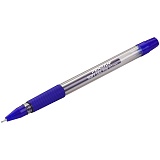 Ручка гелевая PenSan "Soft Gel Fine" синяя, игольчатый стержень, 0,5мм, грип