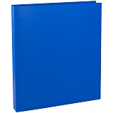 Папка на 4 кольцах OfficeSpace, 30мм, 500мкм, синяя