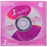 Диск DVD-R 4.7Gb Smart Track 16x (бумажный конверт)