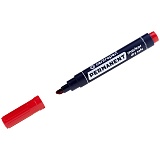 Маркер перманентный Centropen "8516" красный, скошенный, 2-5мм, устойчив к высыханию