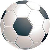 Коврик для мыши Fellowes FS-58809, футбол, нескользящее основание, трехслойная технология Brite