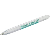 Ручка шариковая PenSan "Global", зеленая, 0,5мм, штрих-код