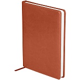 Ежедневник датированный 2021г., A5, 176л., кожзам, OfficeSpace "Nebraska", коричневый