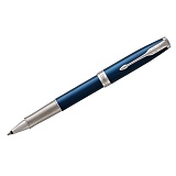 Ручка-роллер Parker "Sonnet Laque Blue CT", черный, 0,8мм, подар. уп.