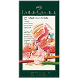 Пастель художественная Faber-Castell "Polychromos" 12цв., картон. упак.