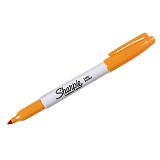 Маркер перманентный Sharpie "Fine", оранжевый, пулевидный, 1мм