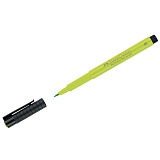 Ручка капиллярная Faber-Castell "Pitt Artist Pen Brush" цвет 171 светло-зеленая, кистевая