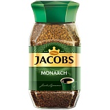 Кофе растворимый Jacobs "Monarch", сублимированный, стеклянная банка, 95г
