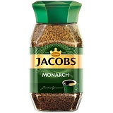 Кофе растворимый Jacobs "Monarch", сублимированный, стеклянная банка, 47,5г