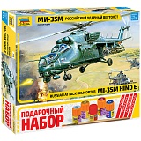 Набор для склеивания модели Звезда "Российский ударный вертолет Ми-35М", масштаб 1:72