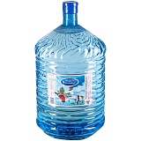 Вода питьевая негазированная Утренняя звезда, 19л, одноразовая пластиковая бутыль