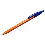 Ручка шариковая автоматическая Erich Krause "R-301 Orange Matic" синяя, 0,7мм