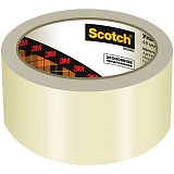 Клейкая лента упаковочная Scotch, 48мм*50м, 40мкм, прозрачная