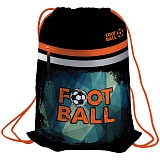 Мешок для обуви Berlingo "Football", 410*490мм, световозвращающая лента, 1 отд., карман на молнии