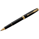Ручка-роллер Parker "Sonnet Matte Black GT" черная, 0,8мм, подар. уп.