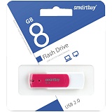 Память Smart Buy "Diamond"   8GB, USB 2.0 Flash Drive, пурпурный